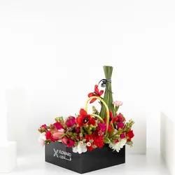 تخت گل رز با شکلات (بحرین)