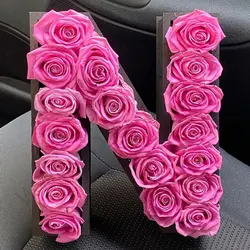 باکس گل حرف N