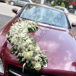 گل آرایی ماشین عروس ایلسا