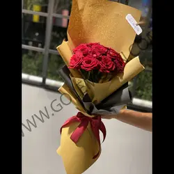 دسته گل تمام رز 12 شاخه