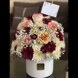 باکس گل بنفشه یک طرفه