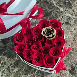 باکس گل قلب