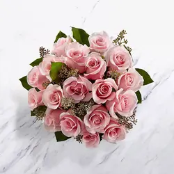 دسته گل رز هلندی صورتی