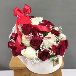 باکس گل نوزاد رزگل