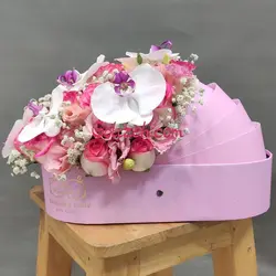 باکس گل صورتی نوزاد