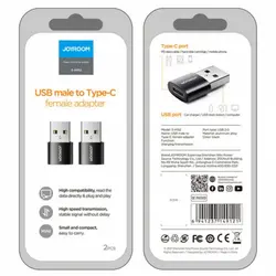 مبدل USB به Type-C جوی روم مدل Female Adapter بسته 2 عددی