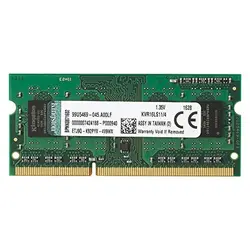 رم لپ تاپ کینگستون مدل 10600 DDR3 1333MHz ظرفیت 4 گیگابایت
