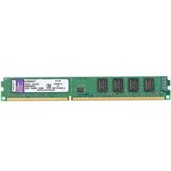 رم دسکتاپ کینگستون DDR3 تک کاناله 1600 مگاهرتز CL11 مدل KVR ظرفیت 2 گیگابایت