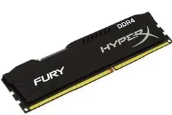 رم کامپیوتر کینگستون مدل HyperX Fury DDR4 2400MHz CL15 ظرفیت 4 گیگابایت