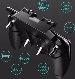 دسته بازی ممو pubg مدل AK-66 همراه آستین انگشتی