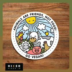 پک استیکر وگان (۵ عددی)