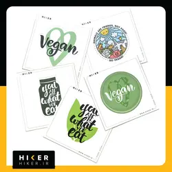 پک استیکر وگان (۵ عددی)