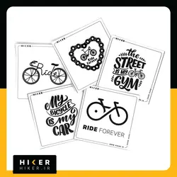 پک استیکر شیشه‌ای عشق دوچرخه