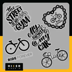 پک استیکر شیشه‌ای عشق دوچرخه