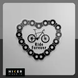پک استیکر شیشه‌ای عشق دوچرخه