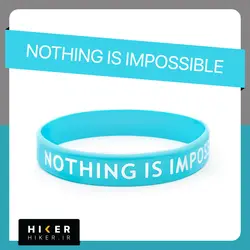 دستبند سیلیکونی NOTHING IS IMPOSSIBLE (0563)