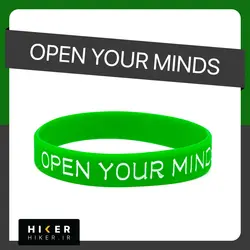 دستبند سیلیکونی OPEN YOUR MIND (0558)