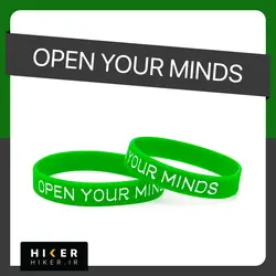 دستبند سیلیکونی OPEN YOUR MIND (0558)