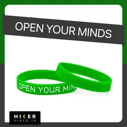 دستبند سیلیکونی OPEN YOUR MIND (0558)