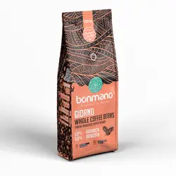 دانه قهوه اسپرسو بن مانو جیورنو Bonmano-Giorno-250 gr