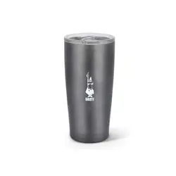 تراول ماگ بیالتی خاکستری متالیک Bialetti-Thermo mug-550ml