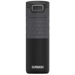 ماگ فلاسک کامبوکا Kambukka-Etna Grip-Black Steel-500ml