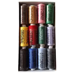 نخ خیاطی کد 12 مجموعه 12 عددی