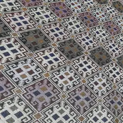 پارچه مبلی مدل جاجیم کد F483