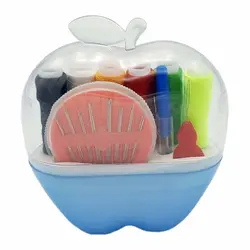 جعبه لوازم خیاطی طرح سیب کد 1040001-2