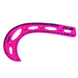 خط کش خیاطی زمرد طرح شابلون منحنی کد MONSOR