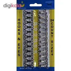 قزن لباس چاو شی چنگ مدل 555-N4 سایز 4 رنگ نقره ای بسته 24 عددی