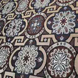 پارچه روفرشی مدل جاجیم کد F154