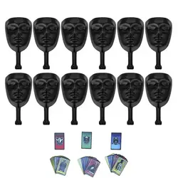 ماسک بازی مافیا پکیج ۱۲عددی به همراه کارت بازی شامل سه سناریو