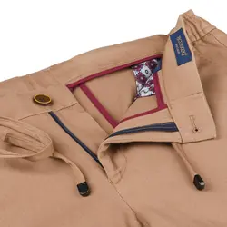 شلوار کتان کمر کش مردانه هوگرو 10339