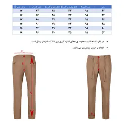 شلوار کتان کمر کش مردانه هوگرو 10339