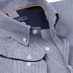 پیراهن چهارخانه ریز مردانه هوگرو 10392