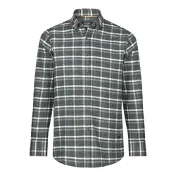 پیراهن چهارخانه آستین بلند پشمی هوگرو مردانه 10427