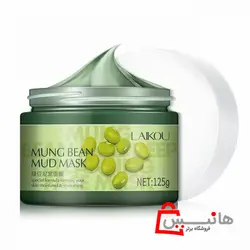 ماسک جوانسازی و رفع چروک ماش و لوبیا سبز برند LAIKOU