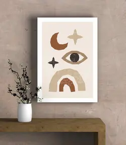 تابلو عکس انتزاعی اجرام آسمان