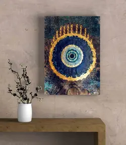 تابلو عکس نقاشی خط هم جانیو هم جانانی