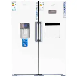 مشخصات فروش یخچال و فریزر دوقلو سفید آی فادر مدل if23