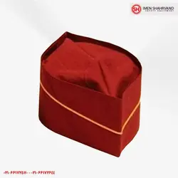 کلاه آشپزی مدل قایقی دو رنگ