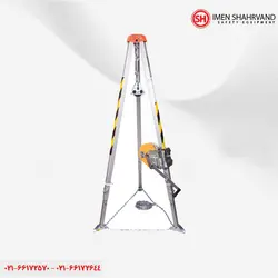 سه پایه نجات مدل TM13 باوینچ وکابل فولادی 50 متری
