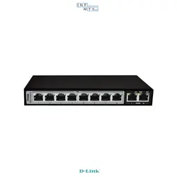 سوییچ شبکه D-LINK Desktop Switch دی لینک مدل DGS-F1010P - اینفینیتی نتورک