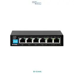 سوییچ شبکه D-LINK Desktop Switch دی لینک مدل DGS-F1006P - اینفینیتی نتورک