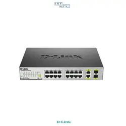 سوییچ غیر مدیریتی D-LINK با PoE دی لینک مدل DES-1018MP - اینفینیتی نتورک