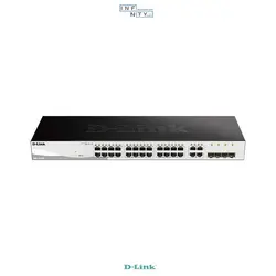 سوییچ 28 پورت گیگابیتی دی-لینک D-LINK مدل DGS-1210-28P - اینفینیتی نتورک