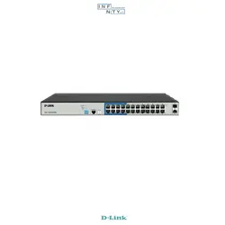 سوئیچ شبکه مدیریتی DGS-F1210-26-PS-E دی‌لینک D-LINK - اینفینیتی نتورک