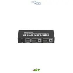سوئيچ کی وی اِم 2 پورت HDMI تی سی تی TCT مدل TC-KSW-21U