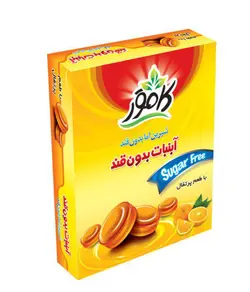 آبنبات پرتقال بدون قند کامور | فروشگاه اینترنتی اینجا سالم